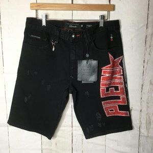 Philipp Plein Mens Shorts Bermuda Star 31 NWT